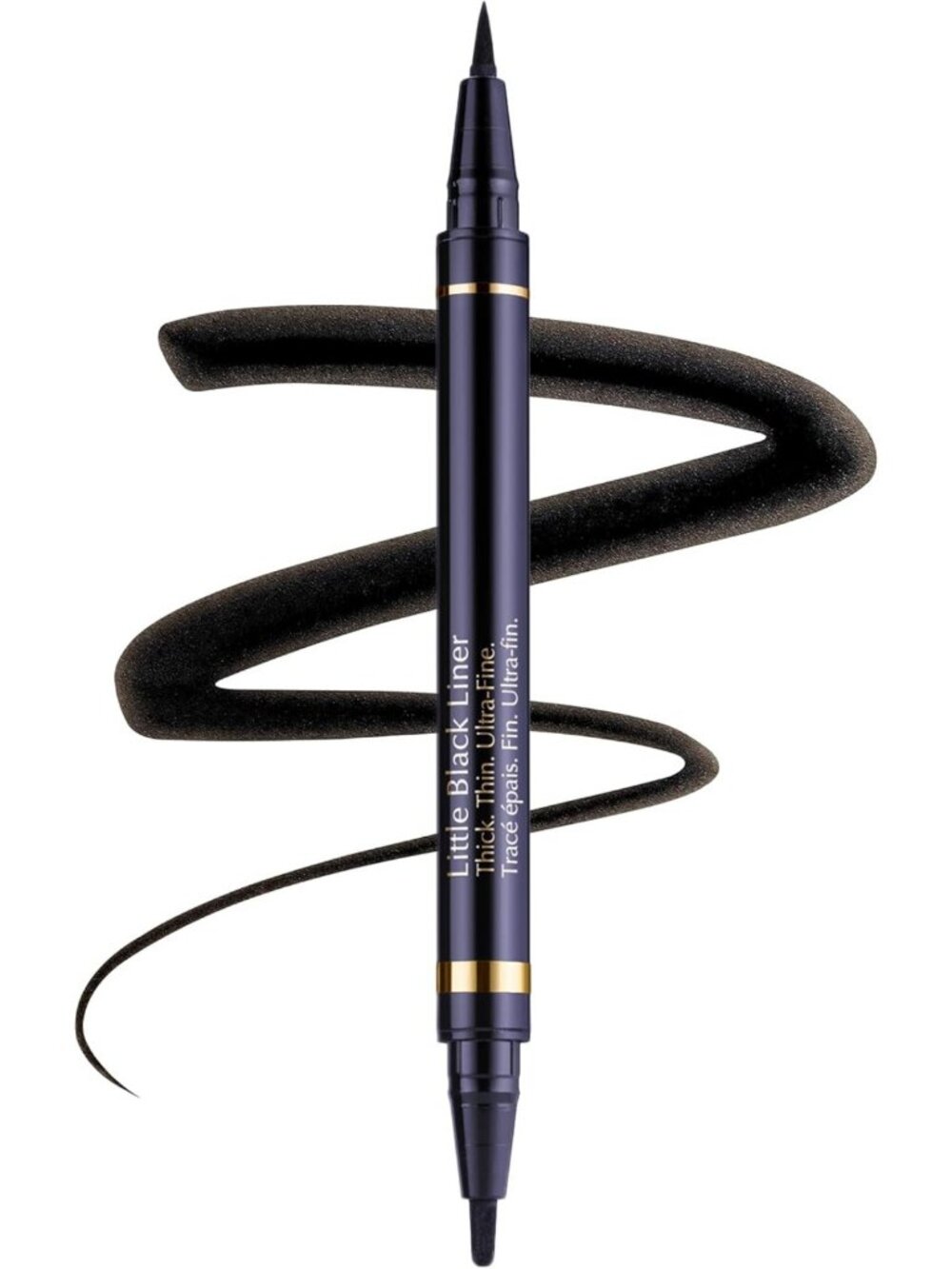 Waterproof Liquid Eyeliner - Ultra-Fine, Thick & Thin Tip for Precision